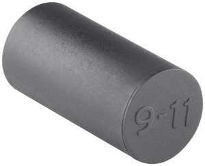 Tulejka zaślepiająca HellermannTyton VP_9-11_Blindplug-PL-BK (20) 440-00044, (D x S x W) 20 x 7 x 11 mm, tworzywo sztuczne, 20 szt.