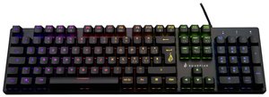 SureFire KingPin M2 Mechaniczna multimedialna klawiatura gamingowa RGB, włoska Klawiatura gamingowa Surefire Gaming KingPin M2 Włoska, QWERTZ