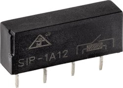 Przekaźnik kontaktronowy TRU COMPONENTS SIP1A12 1 NO 12 V/DC 0.5 A 10 W SIP-4