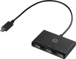 Hub Multiport USB-C® USB 3.2 Gen 2 (USB 3.0) HP HP USB-C to USB-A Hub