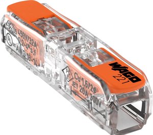 WAGO 221-2411 Złącze zaciskowe, PIN: 1, 450 V, 32 A, 60 szt.