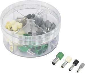 Zestaw końcówek rurkowych TRU COMPONENTS E100GS 739705, 4 mm² - 16 mm², 100 szt.