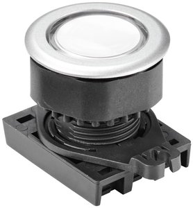 Przycisk TRU COMPONENTS S3PFU-P3W  biały (przeźroczysty)   1 szt.