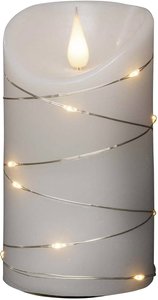 Konstsmide 1834-190 Świeca LED   biały ciepła biel (Ø x W) 75 mm x 135 mm z efektem 3D, z przełącznikiem