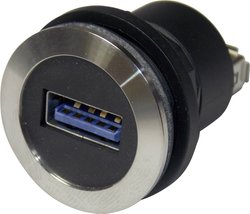 Gniazdo USB 3.0 do zabudowy Schlegel RRJVA_USB3_AA, 1 szt.