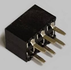 Listwa gniazdowa dwurzędowa 2x3-biegunowa, prosta, pozłacana, raster 2,54 mm, wysokość 5,0mm, Izolacja nylon 6T, bez możliwości oddzielenia BKL Electronic 10122237 Listwa złączy żeńskich (standardowa) 1 szt.