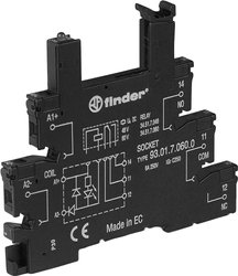 Gniazdo przekaźnika Finder 93.01.0.024.0 93.01.0.024.0, 10 szt.