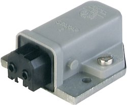 Złącze męskie sieciowe Hirschmann STAKAP 930329106-1, styki: 2 + PE, 250 V, 16 A, 1 szt.