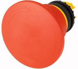 Wyłącznik AWARYJNY, d = 45 mm, odblokowanie przez obrót, bez podświetlenia Przycisk grzybkowy zatrzymania awaryjnego Eaton M22-PVT45P 121462, 1 szt.