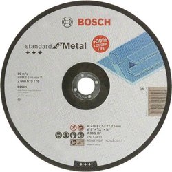 Tarcza tnąca wygięta Bosch Accessories Standard for Metal 2608619776 230 mm 1 szt.
