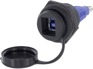 Złącze męskie USB encitech 1310-1034-02, 1 szt.