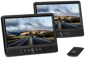 Odtwarzacz DVD na zagłówek z 2 monitorami Reflexion DVD1052