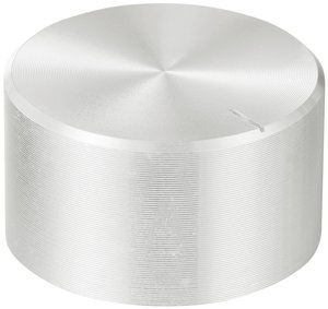 Pokrętło TRU COMPONENTS TC-11696504, z nakładką ze znacznikiem, (Ø x W) 30 mm x 17 mm, 1 szt.