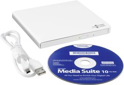 HL Data Storage  GP57EW40.AHLE10B Zewnętrzna nagrywarka DVD Produkt nowy USB 2.0 biały