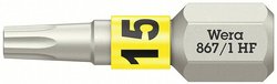 867/1 Bity TORX® HF z funkcją przytrzymywania, TX 15 x 25 mm Bit Torx TX 15 Wera 867/1 05066141001 1 szt.