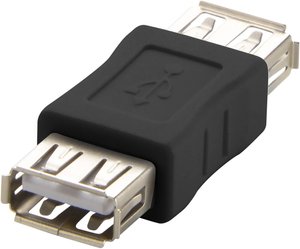 Przejściówka, adapter USB Renkforce rf-usba-04 RF-4032114, [1x złącze żeńskie USB-A 2.0 - 1x złącze żeńskie USB-A 2.0]