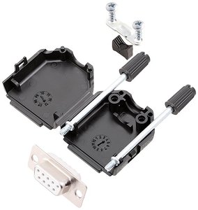 Zestaw listew żeńskich D-Sub encitech DPPK09-BK-DMS-W-K 6355-8054-11, rzędy: 2, styki: 9, 180 °, 1 szt.