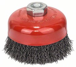 Szczotka garnkowa, falisty drut, 0,5 mm, 100 mm, 8500 U/ min, M 14 Bosch Accessories N/A N/A 1608614011 1 szt.