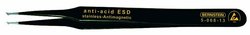Pęseta SMD, końce wygięte, szerokość 1,6 mm, z powłoką ESD, Pęseta do SMD Bernstein Tools  5-068-13 120 mm