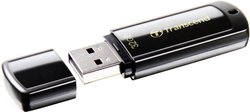 Pendrive USB 2.0 Transcend JetFlash 350, 32 GB, czarny, otwierany