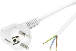 Kabel przyłączeniowy urządzenia ÖLFLEX® PVC (czarny/szary/biały), zharmonizowany, jeden. Złącze męskie Kabel LAPP 70261133, 1.50 m, biały