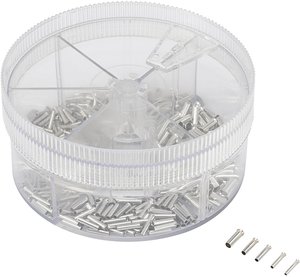 Zestaw końcówek rurkowych TRU COMPONENTS EN500NS 739773, 0.50 mm² - 2.50 mm², 500 szt.