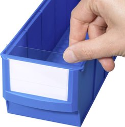 Etykieta opisowa do pudełka Allit ProfiPlus ShelfBox Label S 456596 biały, przeźroczysty 20 szt.