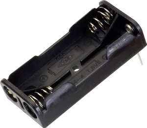 Komora baterii TRU COMPONENTS BH-421-3P 2 x AAA, Pin stykowy