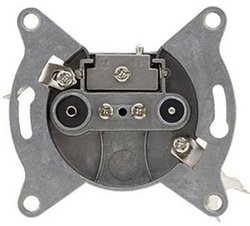 Gniazdo TV, Radio REV 0399630006, cynkowy