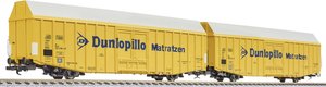 Wagon towarowy Liliput L230160 2-osobowy wagon towarowy H0 Dunlopillo DB of Dunlopillo