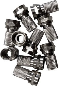 złącze męskie proste BKL Electronic 0403470, Zestaw wtyków F