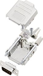 Zestaw listew męskich D-Sub encitech DPPK09-M-DMP-K 6355-0004-21, rzędy: 2, styki: 9, 180 °, 1 zest.