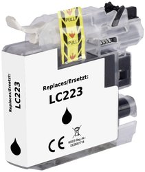 Renkforce Tusz Zamiennik Brother LC-223BK Czarny  atrament Renkforce RF-5705476, 1 szt.