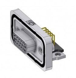 Złącze żeńskie D-Sub Deltron Connectors HD-DWM15SYC/2M46UN, rzędy: 3, styki: 15, 90 °, 1 szt.