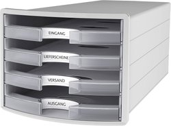 Szafka z szufladami HAN 1013-63 szary błyszczący DIN A4, DIN C4 Ilość szuflad: 4