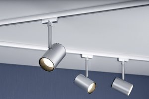 Lampa do systemu szynowego, wysokonapięciowego Paulmann Shine 95273 LED wbudowany na stałe 5 W LED  chrom (matowy)