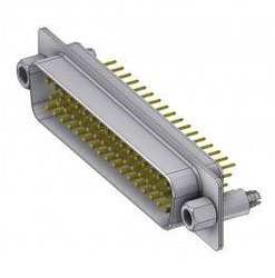 Złącze męskie D-Sub Deltron Connectors DTS50PY/2M86UNB5, rzędy: 2, styki: 50, 180 °, 1 szt.