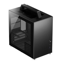 Jonsbo Jonsbo T8 PLUS Mini-ITX Gehäuse, Tempered Glass - schwarz Mini Tower Obudowa gamingowa, Obudowa  czarny