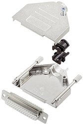 Zestaw listew żeńskich D-Sub encitech DTZK25-HDS44-W-K 6355-8012-13, rzędy: 3, styki: 44, 180 °, 1 szt.