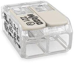 WAGO 221-482 Złącze zaciskowe, PIN: 2, 440 V, 24.5 A, 1 szt.