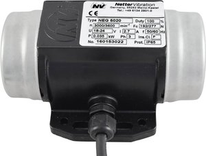 Wibrator elektryczny Netter Vibration NEG 5020 03101010, 3 x 230 V, 3000 U/min, 192 N, 0,035 kW, 0,15 A