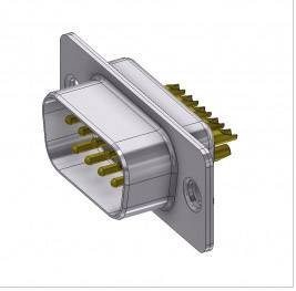 Złącze męskie D-Sub Deltron Connectors DT 09 PZ/2, rzędy: 2, styki: 9, 180 °, 1 szt.