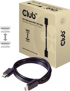 Kabel Club 3D Ultra High Speed HDMI™ 10K 120Hz 48Gbps wtyk/wtyk 2 m Kabel HDMI club3D CAC-1372 CAC-1372, 2.00 m