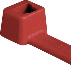 Opaska kablowa ząbkowana wewnątrz serii T T80R-N66-RD-C1 Kolor producenta: czerwony HellermannTyton 116-08012 100 szt.