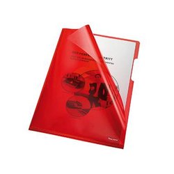 Koszulka na dokumenty Bene 205000RT  DIN A4 PCW 0.15 mm czerwony (przezroczysty) 100 szt.