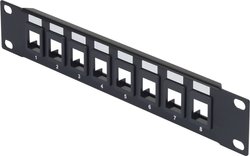 8-portowy renkforce 25,4 cm (10'') Keystone panel przedni Element przedni Renkforce RF-3521390, 1 szt.
