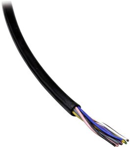 Kabel do transmisji danych BKL Electronic 1506011/5, 6 x 0.08 mm², 5 m, czarny