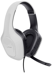 Zestaw słuchawkowy Over Ear Trust GXT415PS ZIROX PS5 24993 Stereo biały