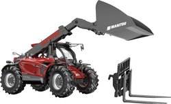 Model pojazdu budowlanego Wiking 077850 Spur 1  Ładowarka teleskopowa Manitou MLT 635