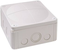 Skrzynka przyłączeniowa Wiska Combi 1010/leer, IP66/IP67, (D x S x W) 140 x 140 x 82 mm, szaro-biały (ral 7035), 1 szt.